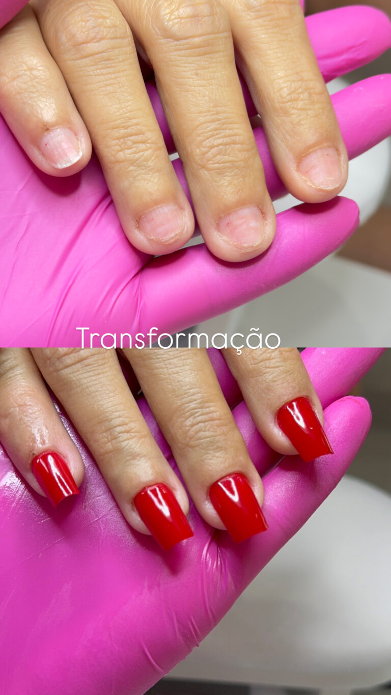 unhas em gel Jurerê